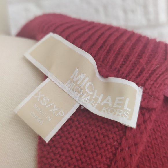 RED SWEATER DRESS by MICHEAL KORS - Picture 4 of 9